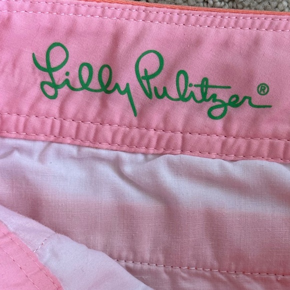 Lilly Pulitzer Callahan Shorts 100% Cotton 5" Inseam Yummy Melon 8 Summer Casual - Picture 5 of 13